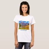 コロラド州マルーンベルズ《植物》アスペン Tシャツ (正面フル)
