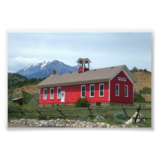 コロラド州メイズビルスクールのポスター フォトプリント            (正面)