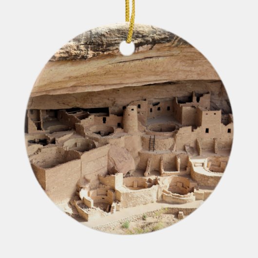 コロラド州メサヴェルデ国立公園のクリフパレス セラミックオーナメント (正面)