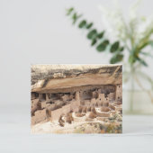 コロラド州メサヴェルデ国立公園のクリフパレス ポストカード (スタンド正面)