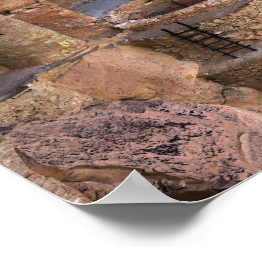 コロラド州メサヴェルデ,クリフパレス ポスター (角)