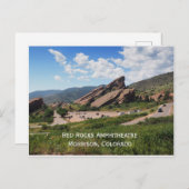コロラド州モリソンにある赤い岩アンピシアター ポストカード (正面/裏面)