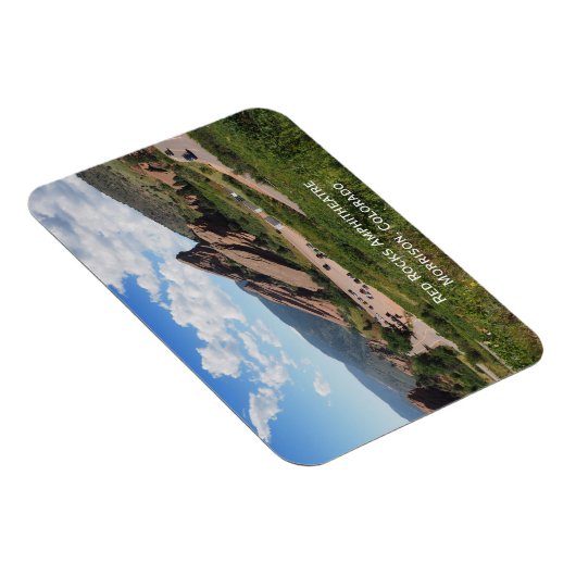 コロラド州モリソンにある赤い岩アンピシアター マグネット (右側)