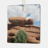 コロラド州モリソンの赤い岩 セラミックオーナメント (左)