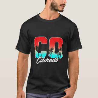 コロラド州ヤシの木の州 Tシャツ