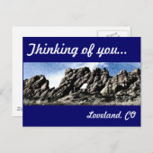 コロラド州ラブランドのデビルズバックボーン ポストカード (正面/裏面)