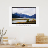 コロラド州ラプラタピーク下のツインレイクス ポスター (キッチン)