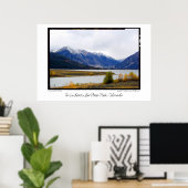 コロラド州ラプラタピーク下のツインレイクス ポスター (ホームオフィス)