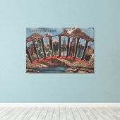 コロラド州ラージレターシーンコロラド キャンバスプリント (インサイチュ (ウッドフロア))