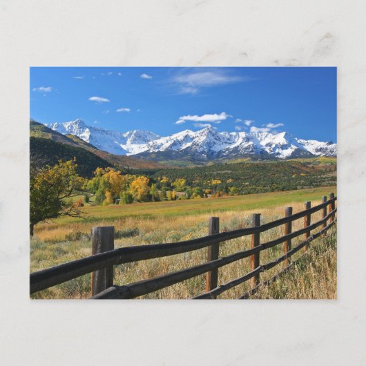 コロラド州リッジウェイの近くのダラス・ディバイド… ポストカード (正面)