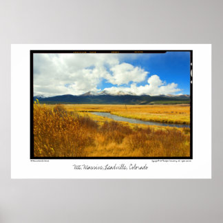 コロラド州リービルのマッシブ山 ポスター