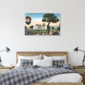 コロラド州ルックアウトマウンテン キャンバスプリント (インサイチュ (寝室))