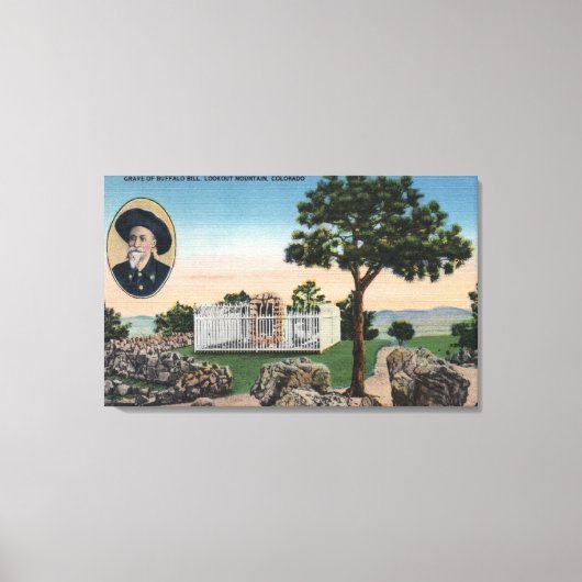 コロラド州ルックアウトマウンテン キャンバスプリント (正面)