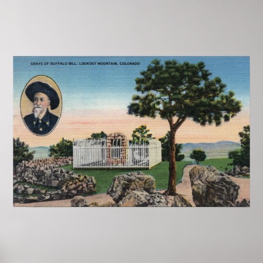 コロラド州ルックアウトマウンテン ポスター (正面)