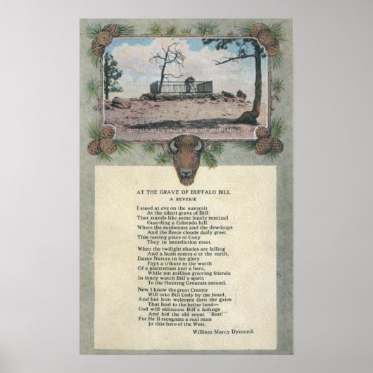 コロラド州ルックアウトマウンテン ポスター (正面)