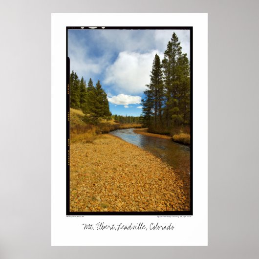 コロラド州レアドビル,エルバート山 ポスター (正面)