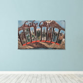 コロラド州レイクシティ – ラージ・レター・シーン キャンバスプリント (インサイチュ (ウッドフロア))