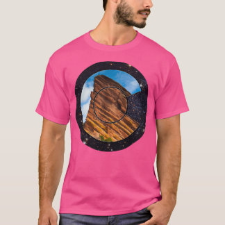 コロラド州レッドロックスターズのロゴ Tシャツ