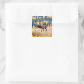 コロラド州ロッキーマウンテン国立公園のエルク スクエアシール (バッグ)