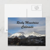 コロラド州ロッキー山脈 ポストカード (正面/裏面)