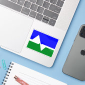 コロラド州ロベランド州旗 シール (ノートパソコンとiPhone)