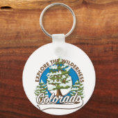 コロラド州ワイルドネスを探索 キーホルダー (裏面)
