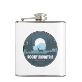 コロラド州北部にあるロッキーマウンテン国立公園の鹿 フラスク (正面)