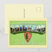 コロラド州国立公園の挨拶状ポストカード ポストカード (正面/裏面)