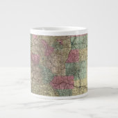 コロラド州地図 ジャンボコーヒーマグカップ (正面)