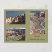 コロラド州天然記念物の写真3点 ポストカード (正面)
