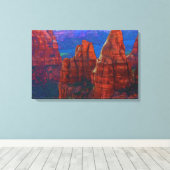 コロラド州天然記念物の尖塔。 キャンバスプリント (インサイチュ (ウッドフロア))