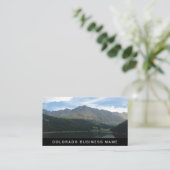コロラド州山の専門の名刺 名刺 (スタンド正面)
