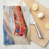 コロラド州山の皿タオル キッチンタオル (四つ折り)