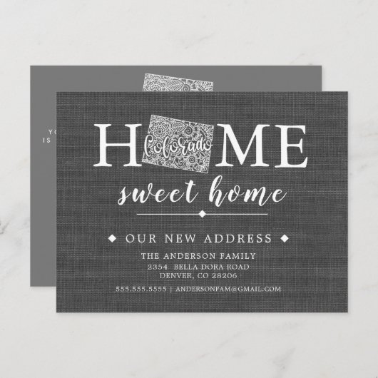 コロラド州州移動案内ポストカード 案内ポストカード