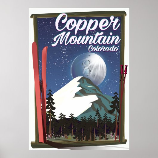 コロラド州旅行ポスターCopper Mountain ポスター (正面)