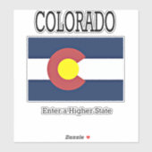 コロラド州旗と州 シール (シート)