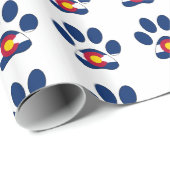 コロラド州旗の前部印刷パターンのラッピング紙 ラッピングペーパー (ロールコーナー)