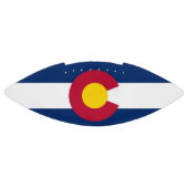 コロラド州旗を持つ愛国的なアメリカンフットボール アメリカンフットボール (パネル)