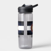 コロラド州旗カスタムプラスチック製水筒 ウォーターボトル (左面)