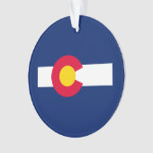 コロラド州旗デザイン オーナメント (正面)
