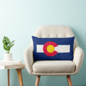 コロラド州旗デザイン ランバークッション (椅子)