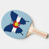 コロラド州旗バタフライ卓球ラケット 卓球ラケット (横)
