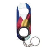 コロラド州旗ボトルオープナーキーチェーン キーホルダー栓抜き (裏面)