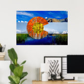 コロラド州旗ポスター ポスター (ホームオフィス)