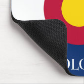 コロラド州旗マウスパッドカスタマイズ文字 マウスパッド (コーナー)