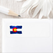 コロラド州旗住所 シール (インサイチュ)