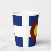 コロラド州旗紙カップ 紙コップ (右)
