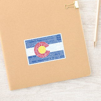 コロラド州旗14人 シール