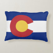 コロラド州旗 アクセントクッション (裏面)