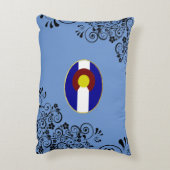 コロラド州旗 アクセントクッション (裏面(縦))